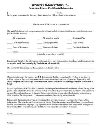 consent form